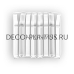 Накладки Дюра Фигурный 80мм - 001 Белый (в наборе 1 шт)