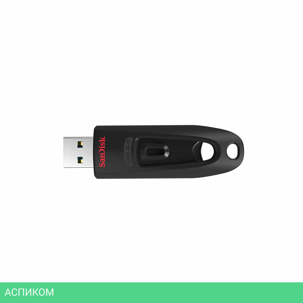 USB Flash-накопитель SanDisk Ultra USB 3.0 64GB Black (SDCZ48-064G-U46)
