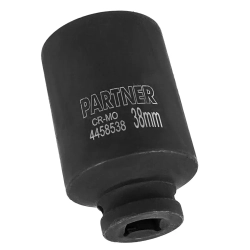 Головка ударная глубокая 38мм (6гр),1/2'' Partner PA-4458538