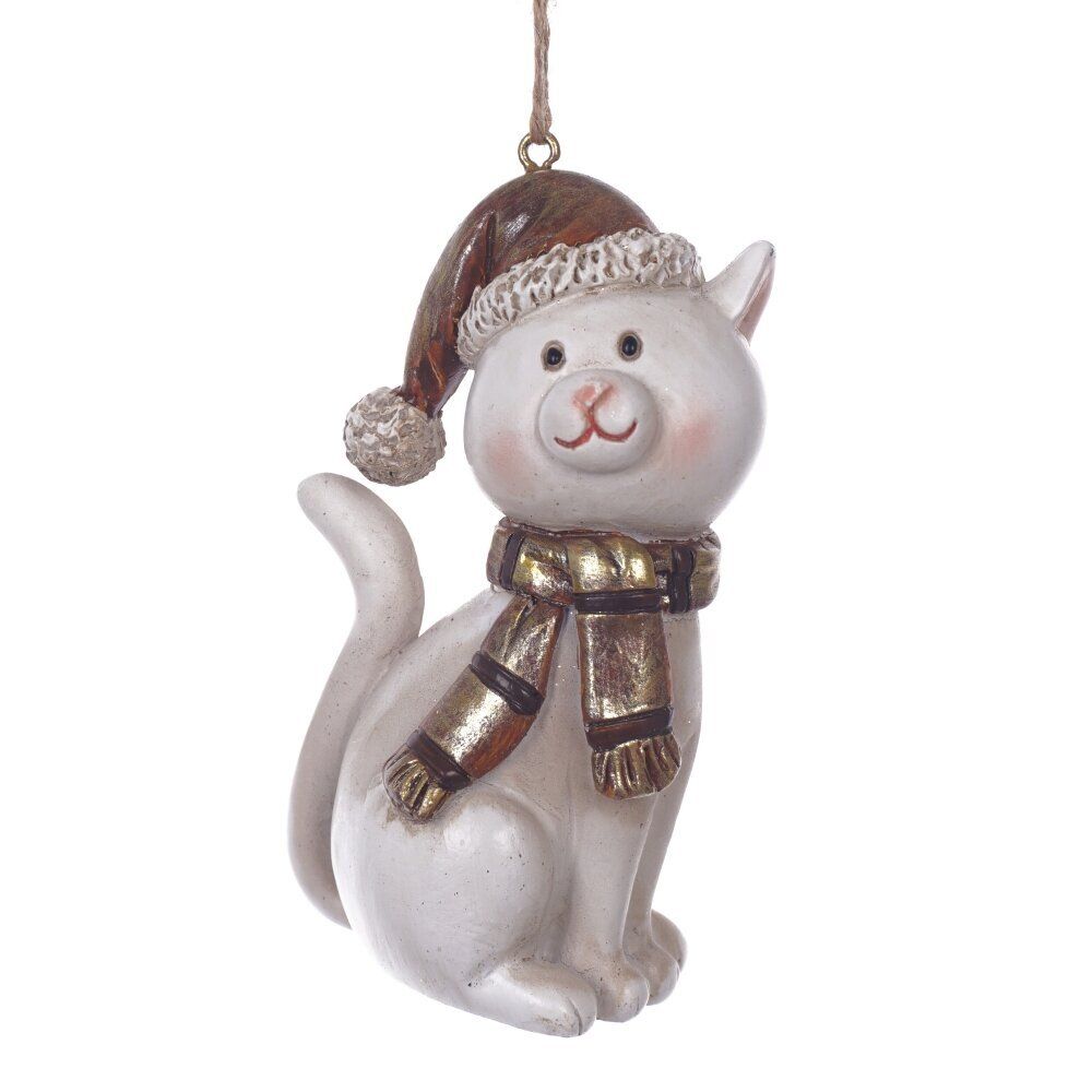 GAEM Фигурка декоративная подвесная "Кошка", L5 W4 H9 см, 2в.