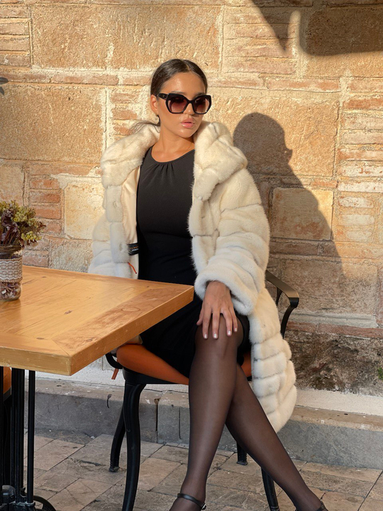 Шуба из норки