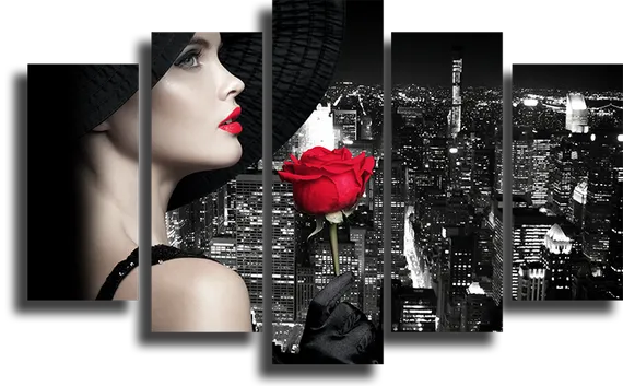 Модульная картина "Леди"