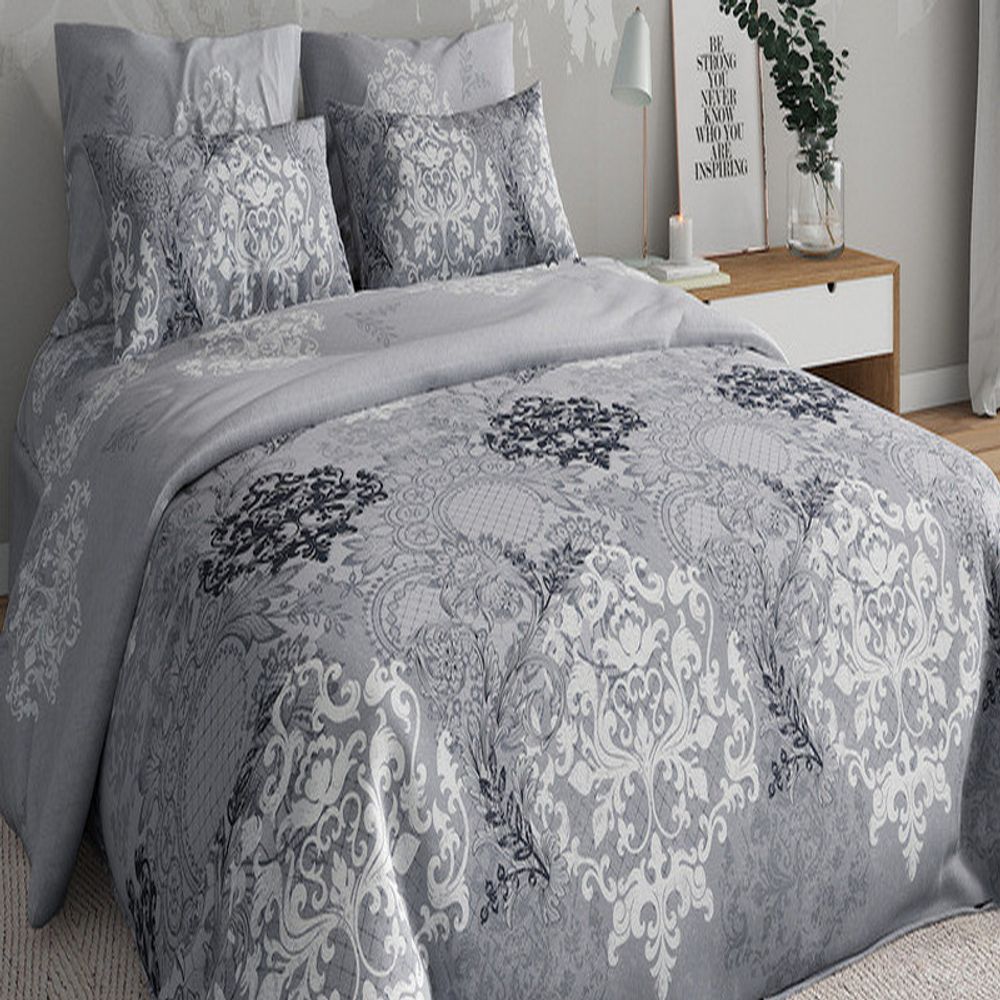 Комплект постельного белья "ВЛ. КРУЖЕВО", бязь Премиум, 100% хлопок, Россия.