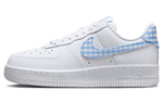 Кроссовки Nike Air Force 1 Low "Blue Gingham" (Женская размерная сетка)