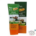 Крем солнцезащитный увлажняющий с Муцином улитки EKEL Soothing & Moisture Snail Sun Block SPF 50/PA+++, 70 мл.