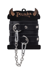 Черные мини-оковы со скруглёнными углами