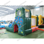 Небольшой надувной батут "Лесной домик"