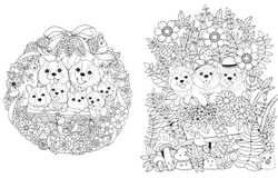 A Million Puppies Coloring Book