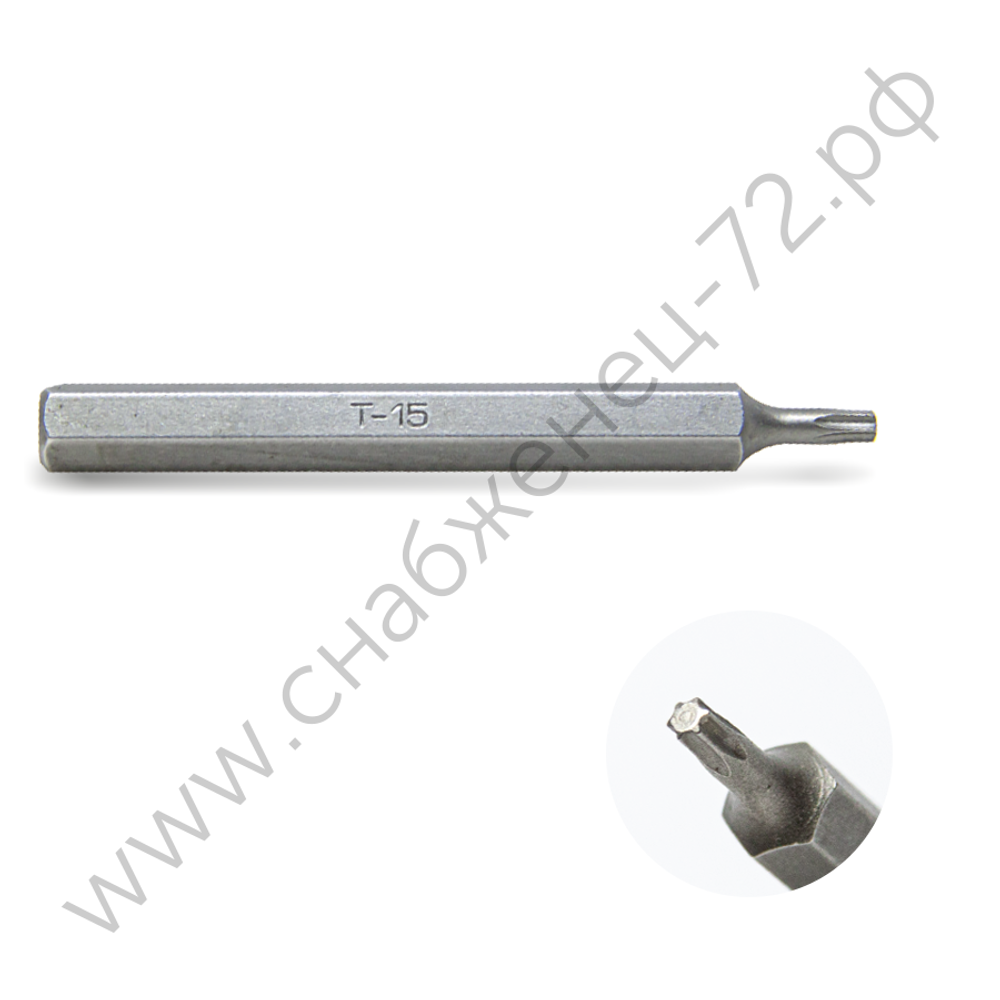 Бита длинная TORX на 5/16" T15, 042-8T15
