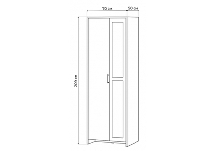 Шкаф Woodville Taika дуб золотой, камень темный
