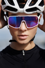 Очки S&C YOUCAN Full revo blue mirror, Matt white