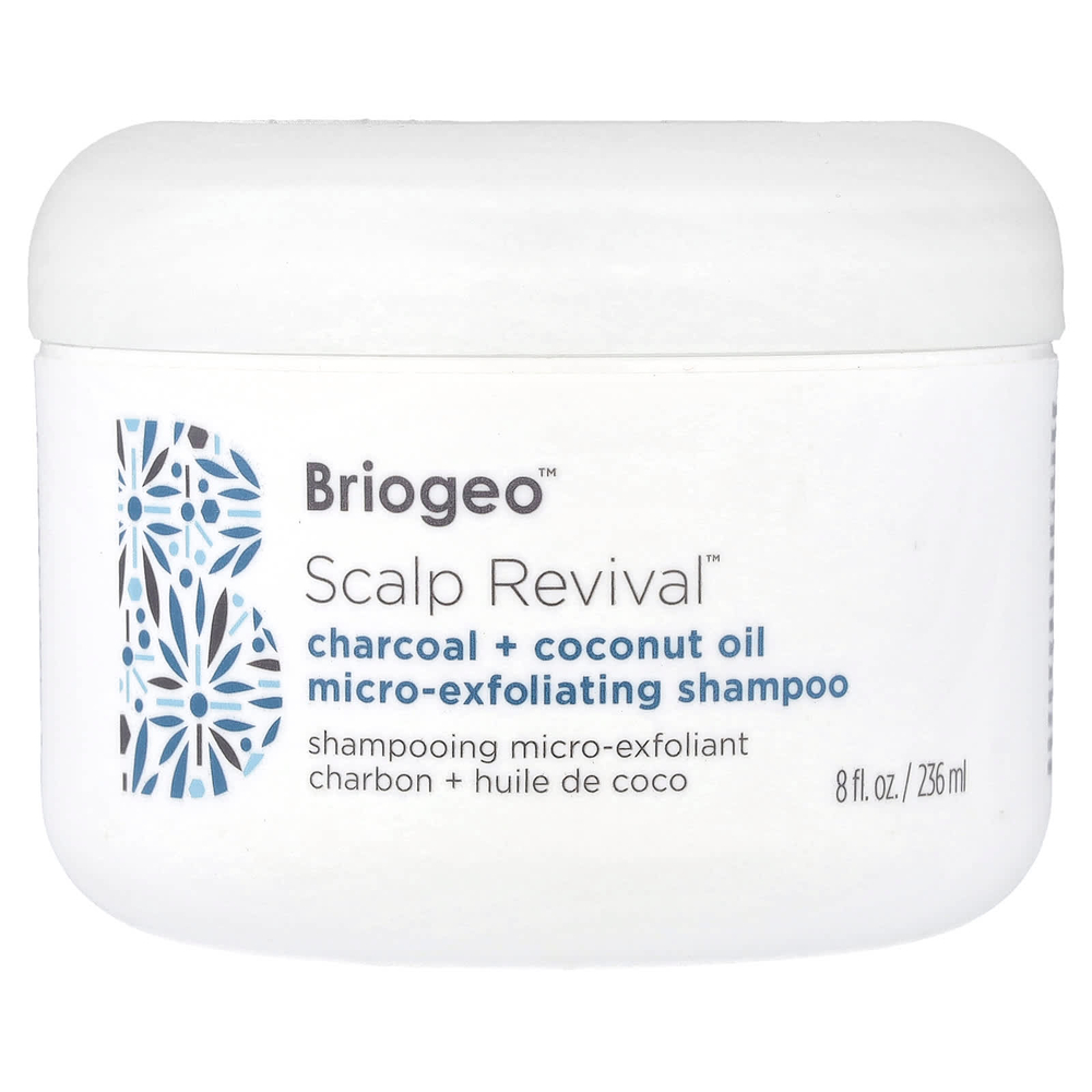 Briogeo, Scalp Revival™, микроотшелушивающий шампунь с древесным углем и кокосовым маслом, 236 мл (8 жидк. унций)