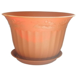 Кашпо ДУБОК 5л Д250 мм коричневый (1/25)