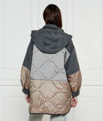 Хлопковая куртка OSSOLA wełnianą Weekend MaxMara - графитовый(154810116)