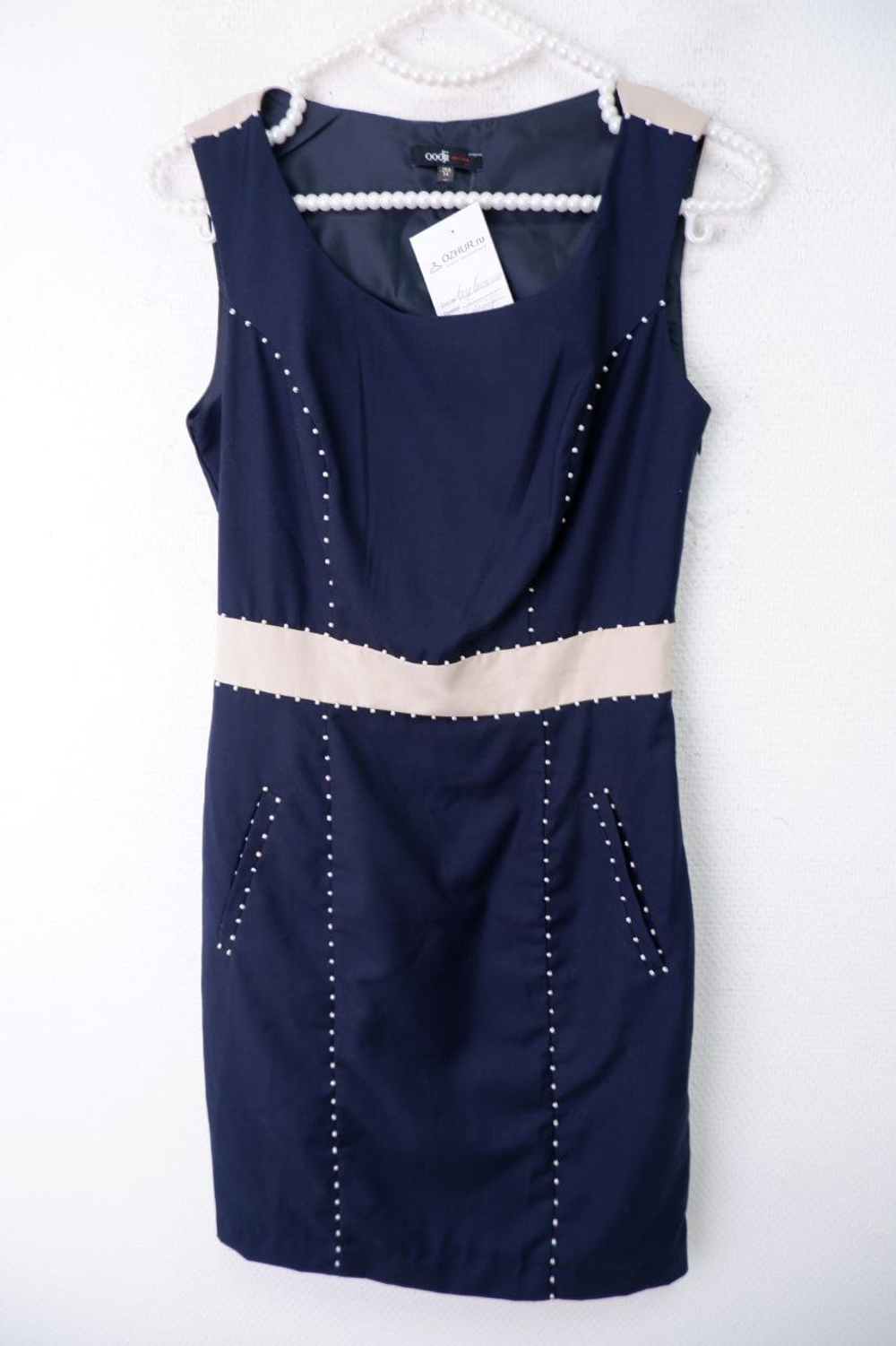 Платье Oodji комбинированное 40 размер