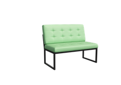 Next Диван двухместный NLT.D-2 Kanzas 20/Металл Антрацит 1300*663*885