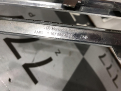 Молдинг решетки радиатора GLE (V167) AMG 18-нв Б/У Оригинал A1678854803