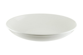 Тарелка d=230 мм. глубокая 1000 мл. h=45 мм. Белый, форма Луп узкая полоска /1/6/