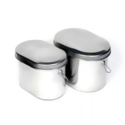 Набор охотника: котелок 4,5л, котелок 3,3л  нерж. (Роза ветров)