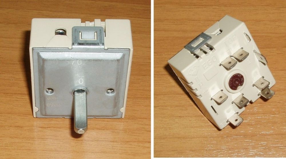 Переключатель мощности стеклокерамической конфорки EGO 50.57021.010 50.17021.000, 481281718144, 50.57011.010