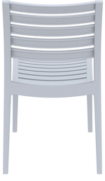 Стул пластиковый Siesta Contract Ares, серебристый
