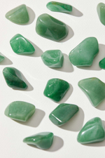 Зелёный авантюрин галтовка