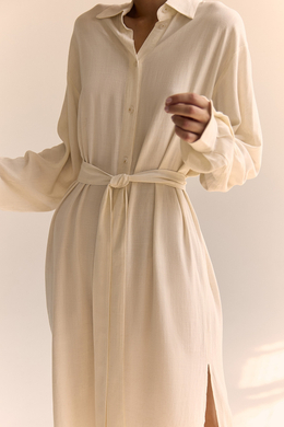 Платье-рубашка MYKONOS Айвори