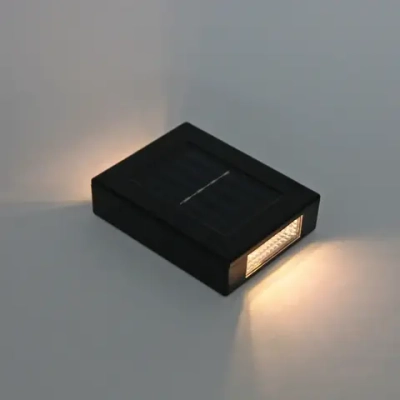 Фонарь садовый «Иллюзия» 10,8*8,4*2,7 см, на солнечной батарее (свечение теплый белый) 4 LED