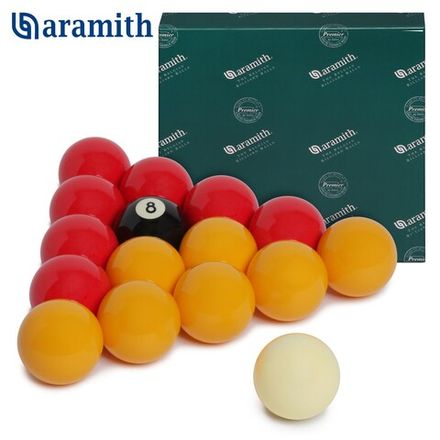 Шары Aramith Casino Red &amp; Yellow 8Pool ø50,8мм биток ø47,6мм