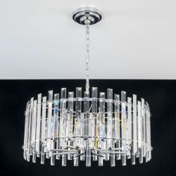 Citilux Ингвар CL334181 Люстра подвесная хрустальная Хром