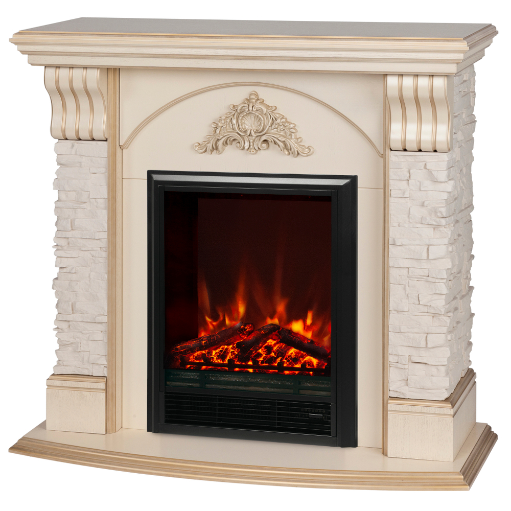 Каминокомплект Real Flame Athena WT с очагом Eugene