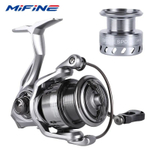 Катушка рыболовная MIFINE TOURMENT 1000F 6+1подшипник (запас.металл.шпуля) (5:1.1), для спиннинга, для карповой ловли, для фидерной ловли