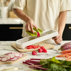 Овощерезка Мандолина с держателем Joseph Joseph три вида нарезки