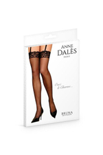 Чулки на широкой резинке stocking bruna T3 (noir/черные) (Цвет: черный)