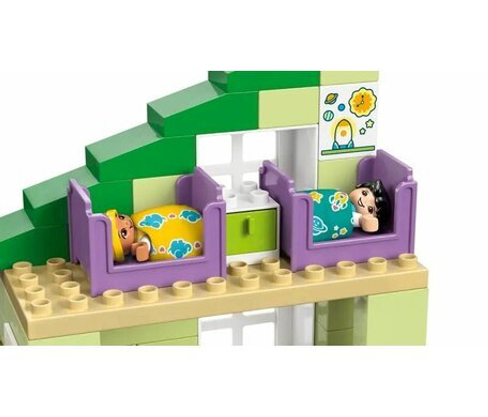 Конструктор LEGO DUPLO 10470 Лего Дом для семьи с несколькими вариантами сборки