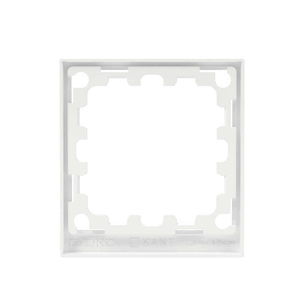 Рамка на 1 пост, KANT, белая магнолия