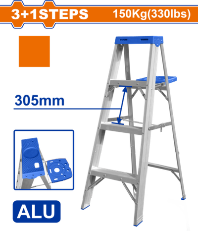Односторонняя лестница (с лотком для инструментов)