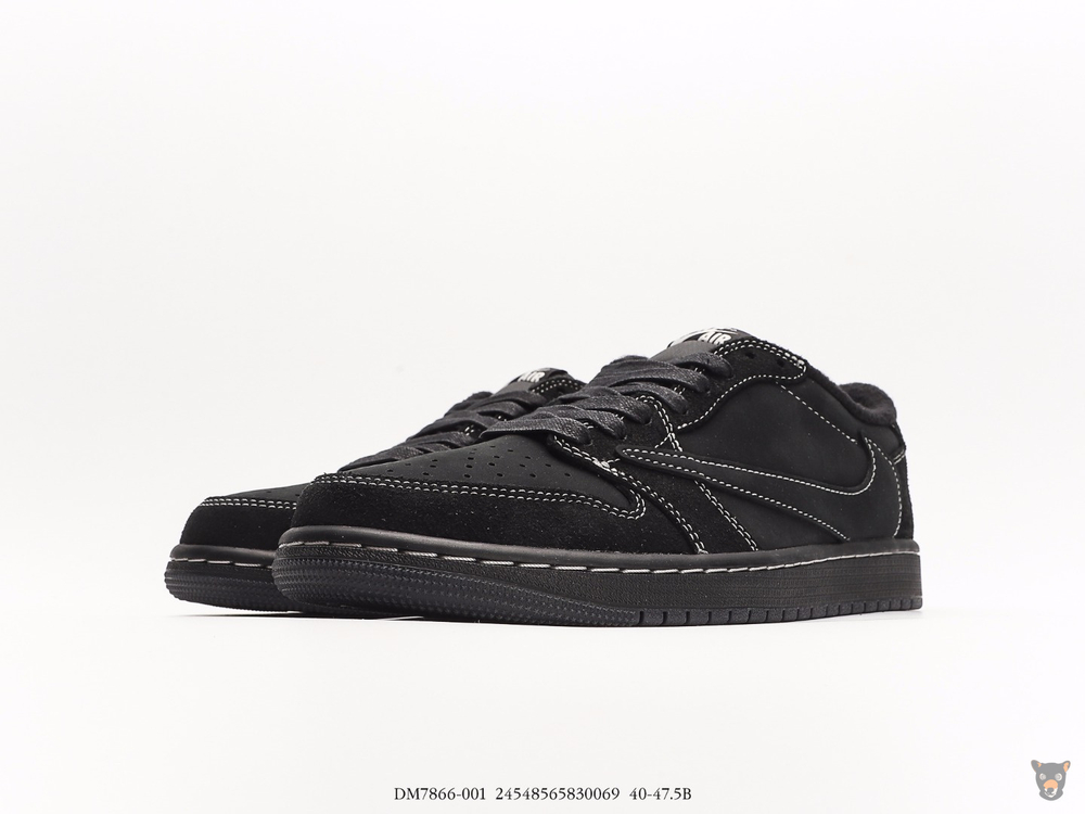 Кроссовки Travis Scott x Nike Air Jordan 1 Low "Phantom Black"