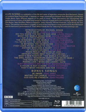 Burt Bacharach / A Life In Song (Blu-ray)
