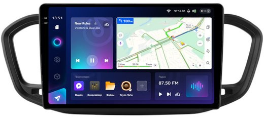 Магнитола для Lada Vesta NG 2023+ (ШГУ) - Teyes CC3-2K монитор 10.36" QLed на Android 10, ТОП процессор, SIM-слот, CarPlay