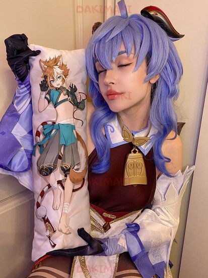 Мини дакимакура Горо из Геншин Импакт | Genshin Impact арт. M0939, 60х20 см