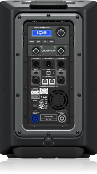 Turbosound iQ8 активная АС, 2500Вт, динамик 8 дюймов