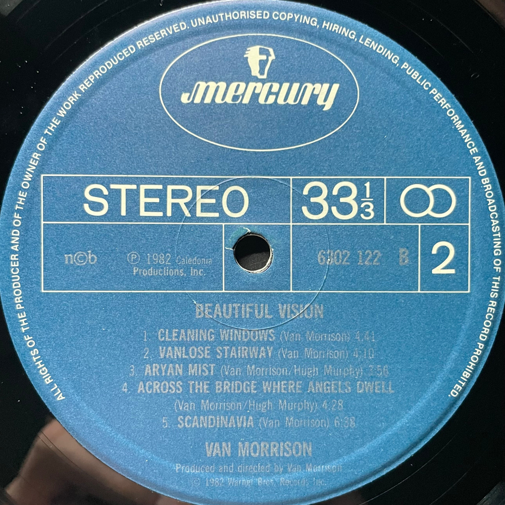 Van Morrison ‎– Beautiful Vision (Скандинавия 1982г.)