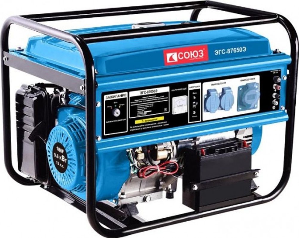 Генератор бензиновый СОЮЗ ЭГС-87650Э
