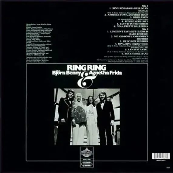 Bjorn Benny & Agnetha Frida - Ring Ring LP
