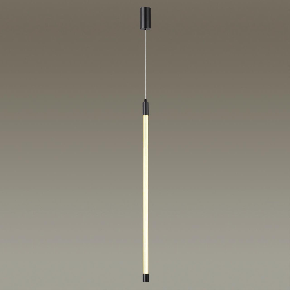 4393/14L HIGHTECH ODL23 265 черный/металл/акрил Подвесной светильник IP20 LED 11W 800Лм 3000K ANTA