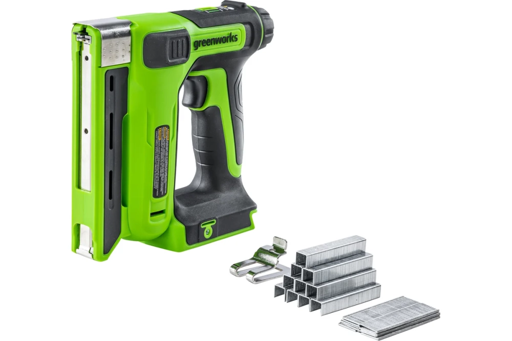 Аккумуляторный степлер GreenWorks G24CS10 без ЗУ и АКБ 3400107