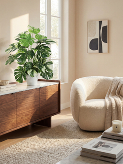 Искусственная Монстера Тайское созвездие 65см в кашпо