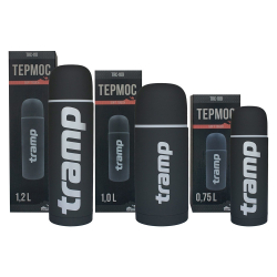 Tramp Термос Soft Touch 1.2 л, TRC-110, серый