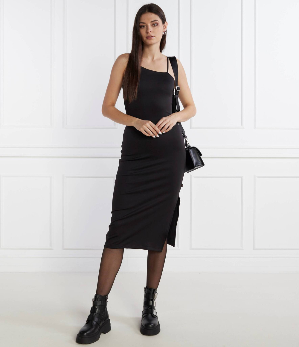 Платье MULTI STRAP BODYCON Tommy Jeans - черный(DW0DW17425)